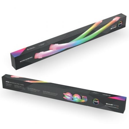 Mars Gaming MCA-WT Fundas ARGB para Tubos de Refrigeración Líquida Blanco
